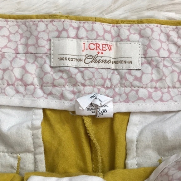 J.Crew Mustard Broken-In Chino Shorts - Picture 3 of 4